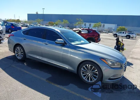 2017 Genesis G80 3.8 из США, поврежденный, VIN KMHGN4JE3HU182617